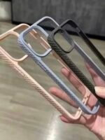 Capa Silk Borda Silicone Antiderrapante iPhone - Imagem 2