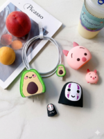 Protetor de Carregador Personagem Fonte e Cabo