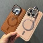 Capa Premium Couro Linha 17 MagSafe com Suporte Janela - Imagem 5
