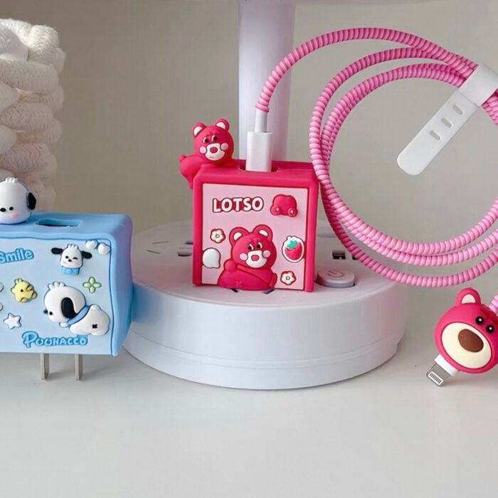 Protetor Carregador Personagem Kit Completo - Imagem 8