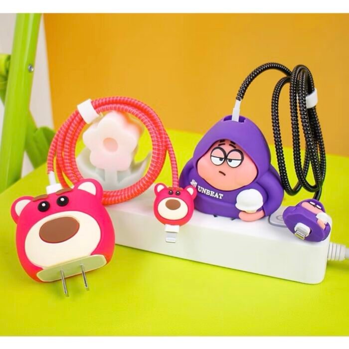 Protetor Carregador Personagem Kit Completo - Imagem 4