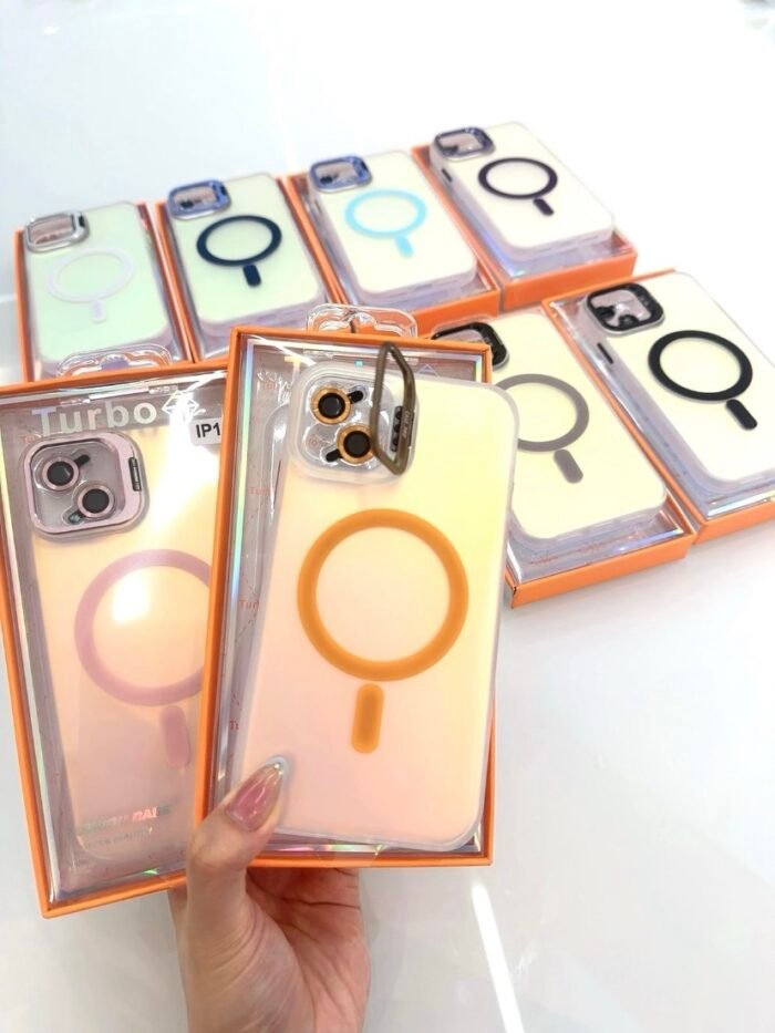 Capa Premium Reflexo MagSafe com Suporte na Câmera e Película de Lente - Imagem 3