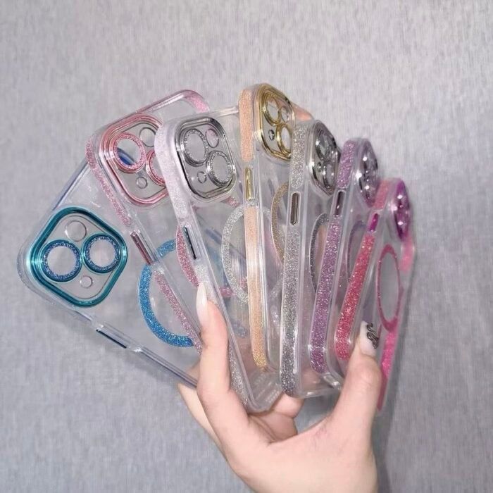 Capa Glitter MagSafe Câmera Fechada - Imagem 17