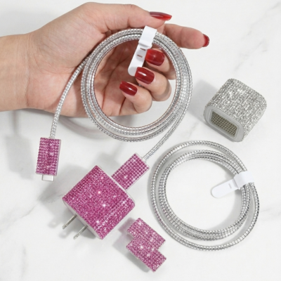 Protetor de Carregador Strass Kit Completo