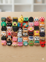 Capa de Fone Personagem Silicone com Gancho