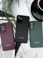Capa Acrílica Silicone Câmera Fechada Android Samsung