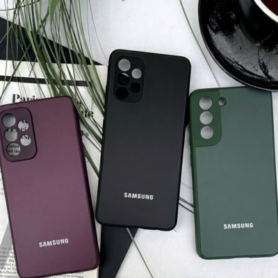 Capa Acrílica Silicone Câmera Fechada Android Samsung