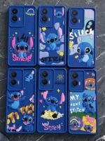 Capa Personagem Stitch Silicone Câmera Fechada Android Samsung - Imagem 6