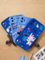 Capa Personagem Stitch Silicone Câmera Fechada Android Motorola - Imagem 2