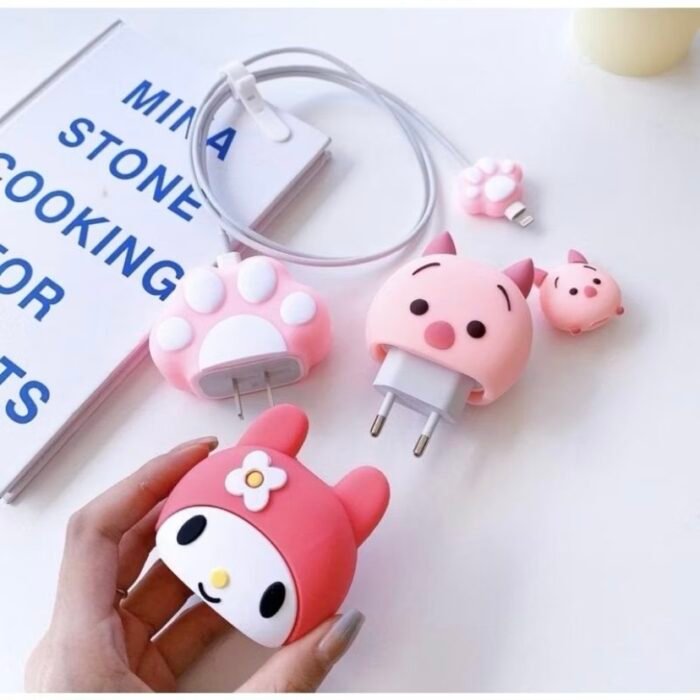 Protetor de Carregador Personagem Fonte e Cabo - Imagem 3