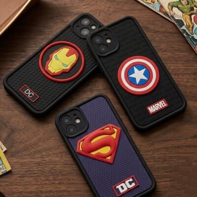 Capa Personagem Masculino Silicone Câmera Fechada Android Redmi/Xiaomi
