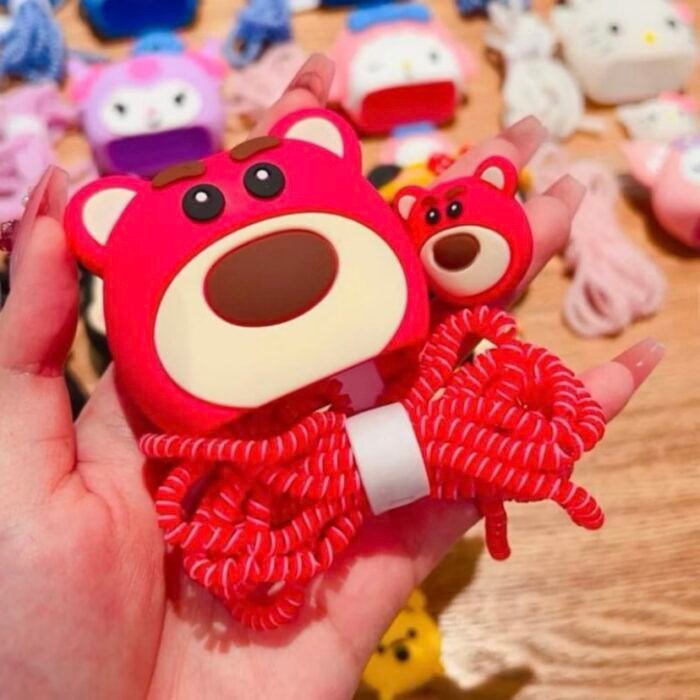 Protetor Carregador Personagem Kit Completo - Imagem 13