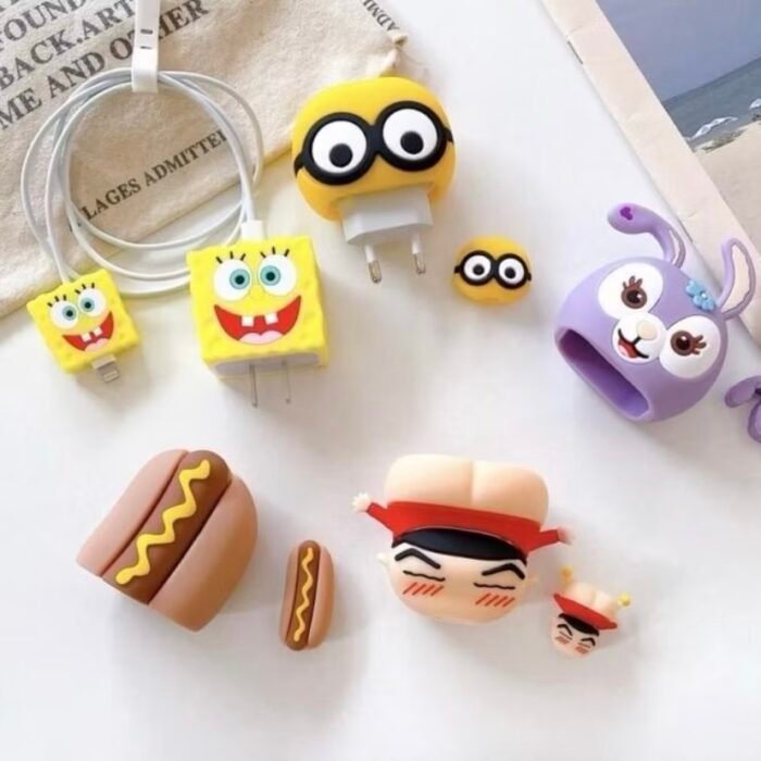 Protetor de Carregador Personagem Fonte e Cabo - Imagem 5