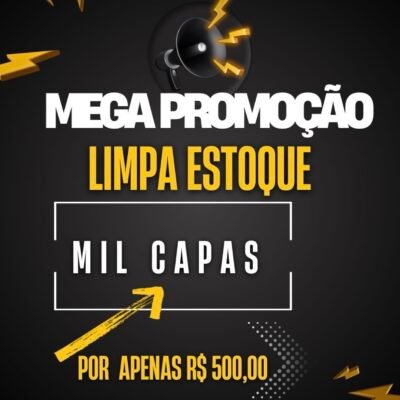 QUEIMA ESTOQUE Caixa Promoção Mil Capas