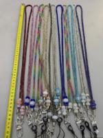 Cordão Strass Decorada Bolinha Transversal - Imagem 2