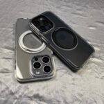 Capa Premium Simples Metálica com Suporte MagSafe  e Película de Camera - Imagem 11
