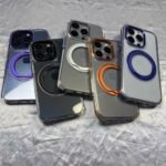 Capa Premium Simples Metálica com Suporte MagSafe  e Película de Camera - Imagem 13