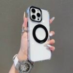 Capa Premium Simples Metálica Linha 17 com Suporte MagSafe  e Película de Camera - Imagem 8