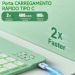 Capa Smart Bluetooth com Teclado e Mouse para iPad/Tablet - Imagem 7
