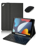 Capa Smart Bluetooth com Teclado e Mouse para iPad/Tablet