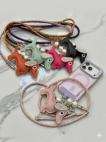Cordão Brilho Reforçado com Decoração de Cachorrinho Transversal