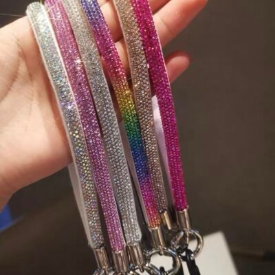Cordão Strass Tecido 1 Lado Transversal