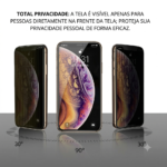 Película de Celular 3D Privacidade de Vidro Android Lançamento - Imagem 2