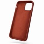 Capa Case Silicone Aveludado Cor Marrom - Imagem 6
