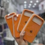 Capa Case Silicone Aveludado Cor Laranja - Imagem 9