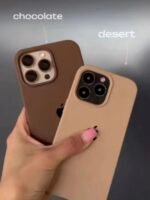 Capa Case Silicone Aveludado Misto Cores Neutras - Imagem 5