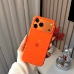 Capa Case Silicone Aveludado Cor Laranja Linha 17air - Imagem 5