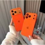 Capa Case Silicone Aveludado Cor Laranja - Imagem 3