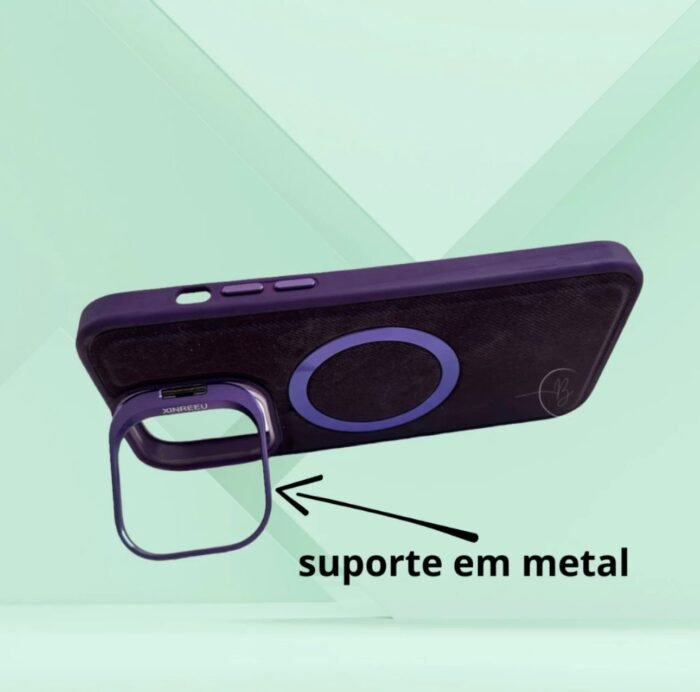 Capa Premium Jeans Magsafe com Suporte na Câmera - Imagem 5