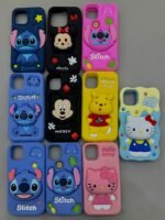 Capa Personalizado 3D Diversificada Silicone com Pop Integrado iPhone