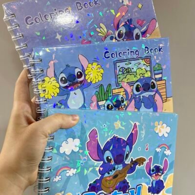 Caderno de Colorir Stitch Capa Grossa