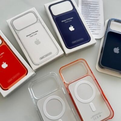 Capa Inteligente Transparente Magsafe Anti-Amarelo