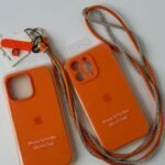 Capa de silicone para iPhone 17 Pro Laranja