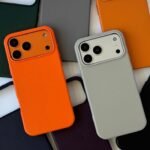 Capa Case Capinha Silicone Aveludada Para Iphone 17 Pro Max